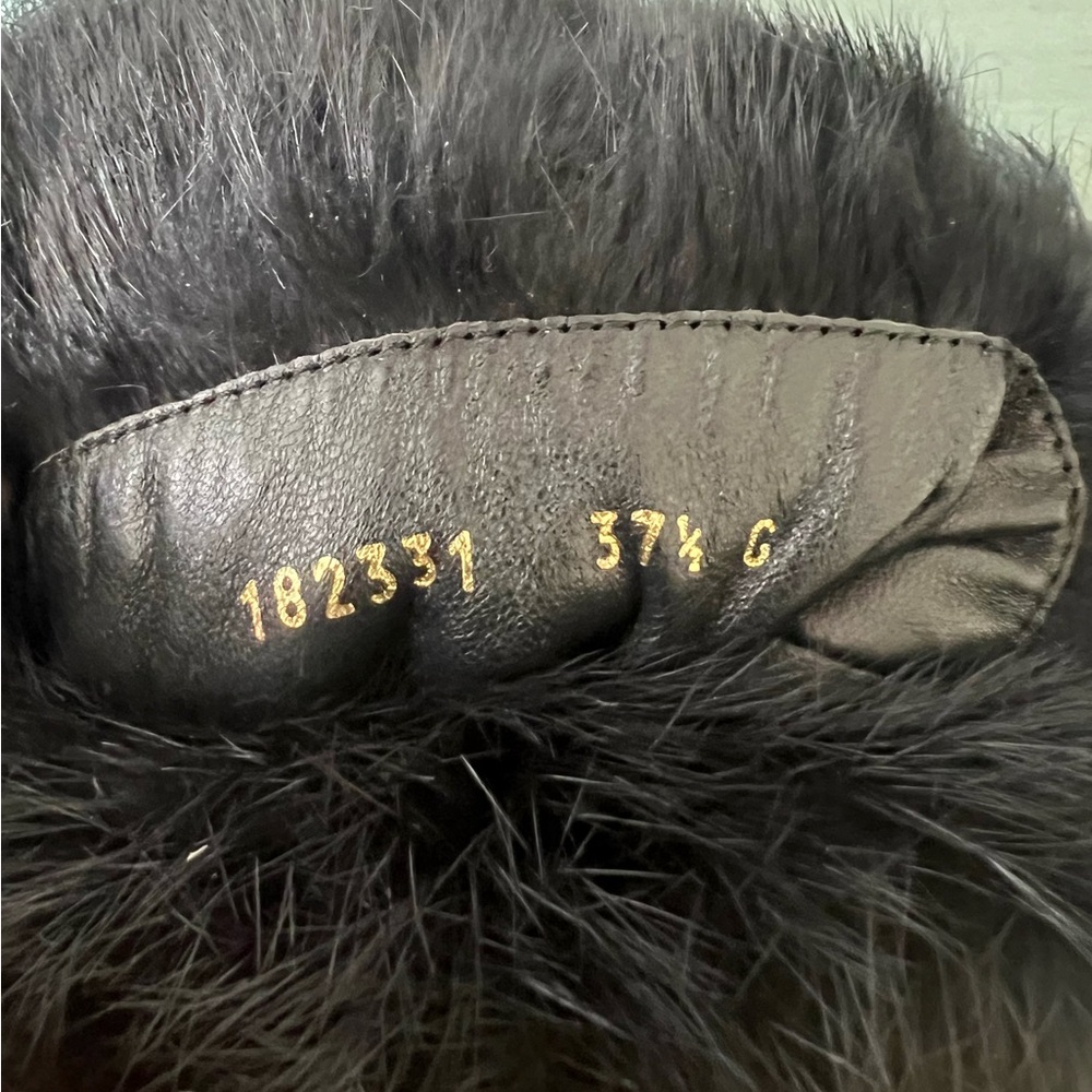 Gucci Hysteria Rabbit Fur Snow Boots - Picture 11 of 12